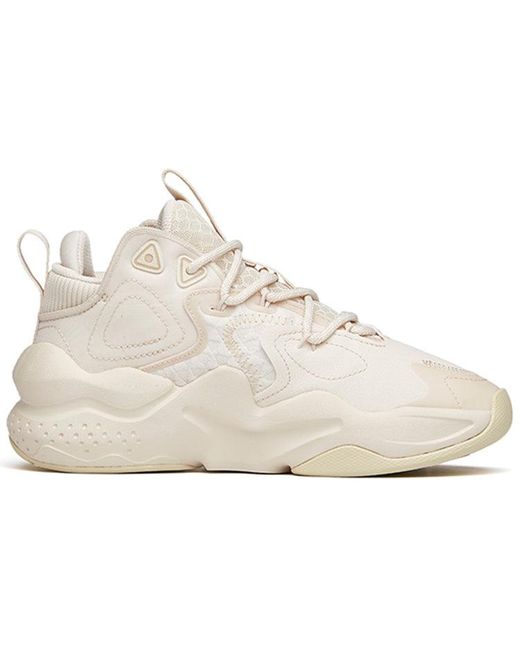 Anta White (Wmns) Life Series Sneakers 'Mud Sand'