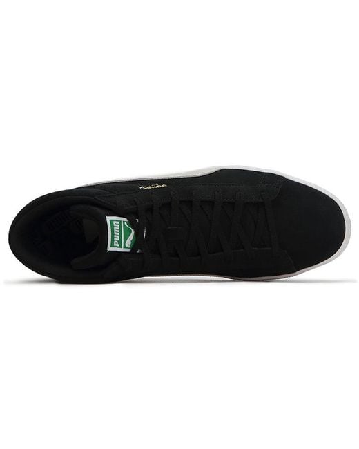 PUMA Black Suede Mid 21 for men