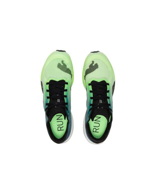 PUMA Blue Deviate Nitro Elite 2 'Fizzy Lime' for men