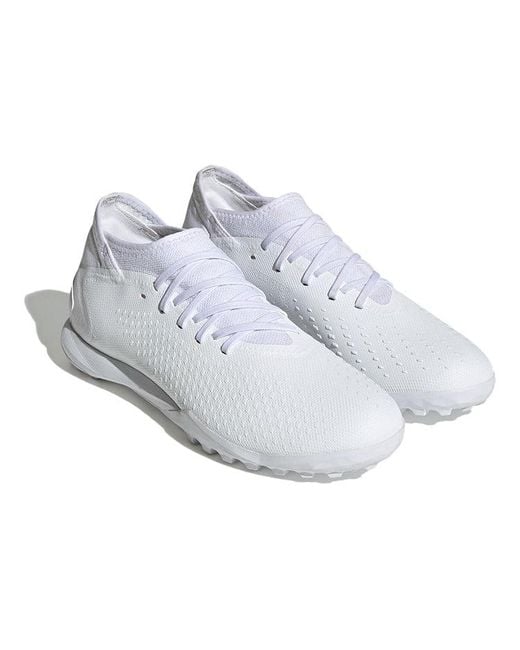 Adidas White Predator Accuracy.3 Tf 'Pearlized Pack' for men