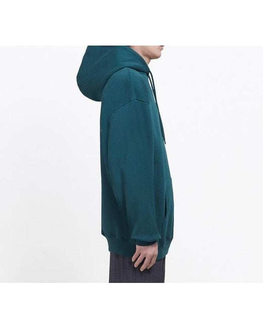 Balenciaga Blue Back Logo Printing Hoodie for men