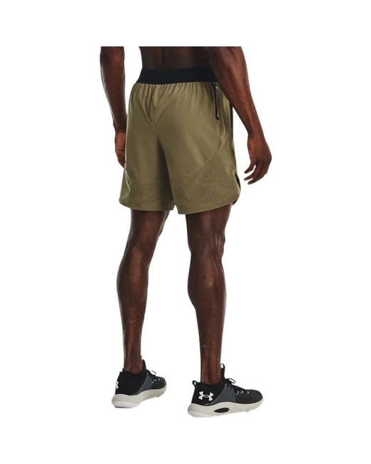 Under Armour Green Stretch Woven Shorts for men