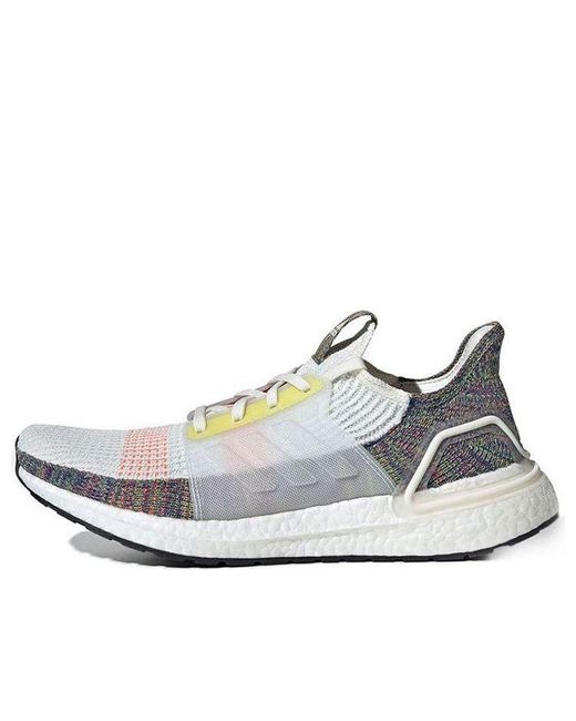 Adidas White Ultraboost 19 'Pride' for men