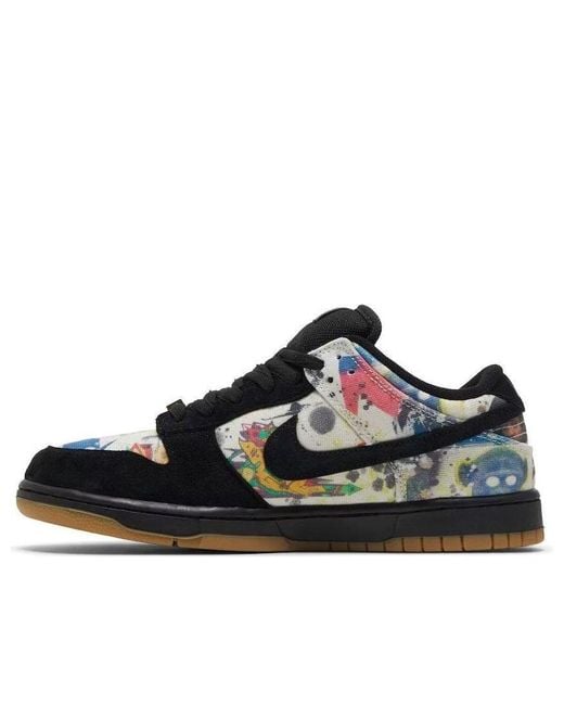 Nike Blue X Supreme Sb Dunk Low 'Rammellzee' for men