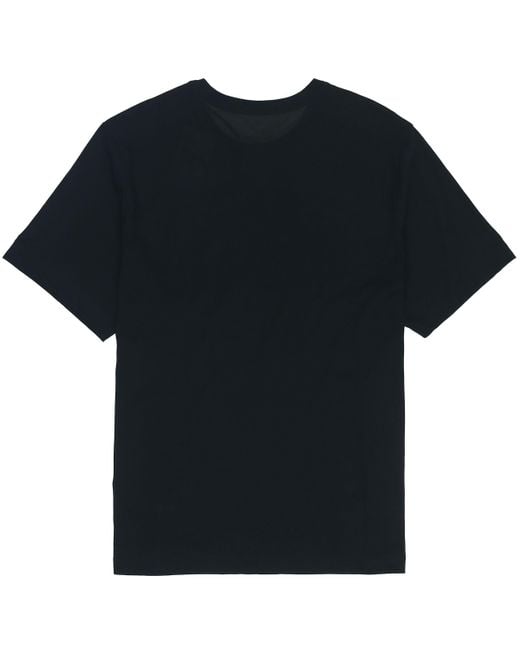 Nike Black Just Do It Alphabet Printing Round Neck Short Sleeve for men