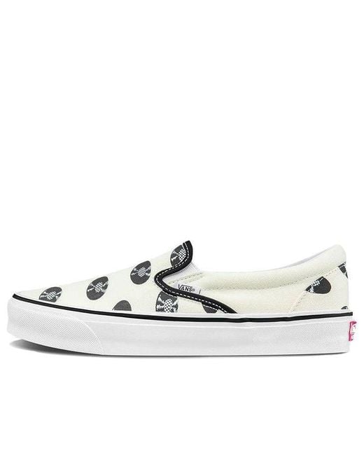 Vans White Wacko Maria X Og Classic Slip-On Lx Records' for men