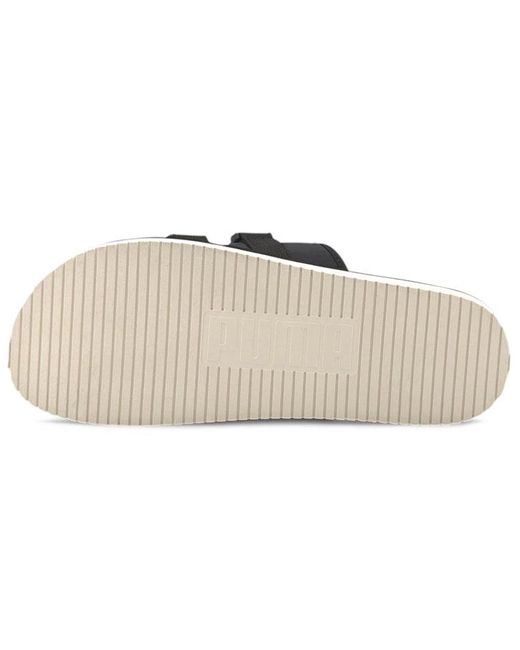 PUMA Black Wilo Lux Sandal Nylon Whisper' for men