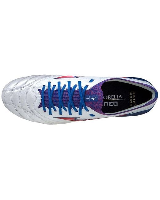 Mizuno Blue Morelia Neo 3 Low Tops for men