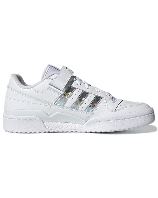 Adidas White Originals Forum Low Sneakers for men