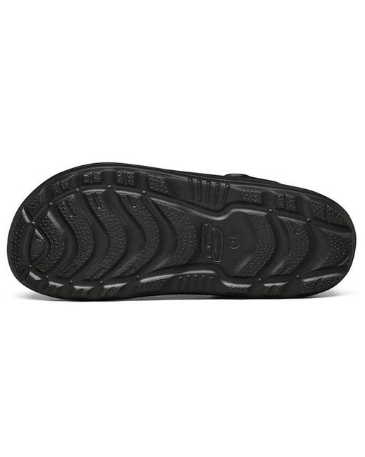 Skechers Black Swifters Minimalistic Cozy Sports Slippers Pure for men