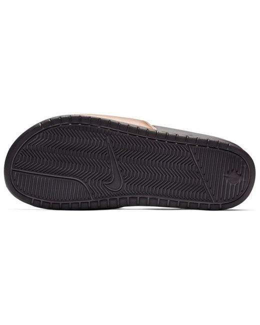 Nike Brown (Wmns) Benassi Jdi Slide 'Metallic Bronze'