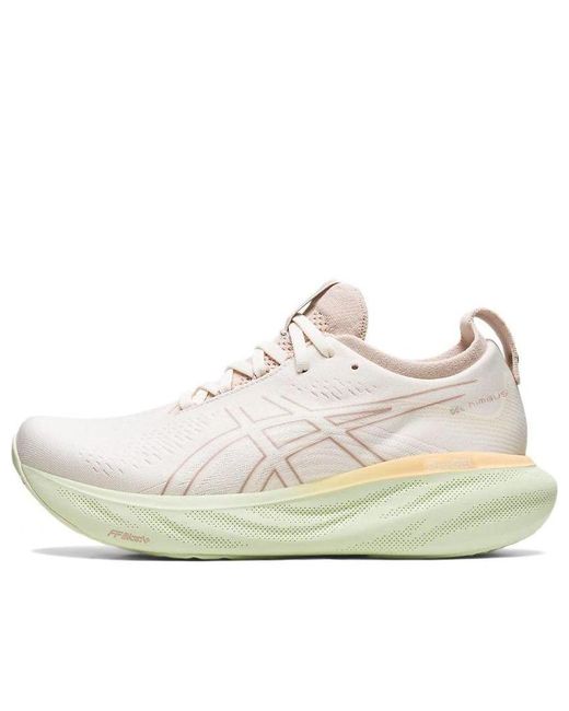 Asics White Gel Nimbus 25 'cream Fawn'