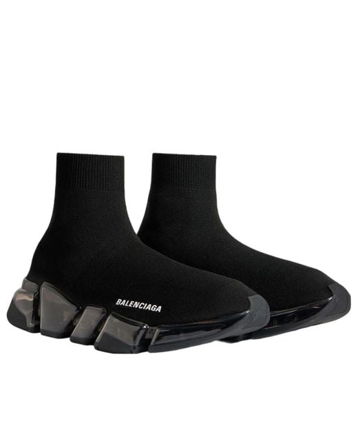 Balenciaga Black (Wmns) Speed 2.0 Clear Sole'