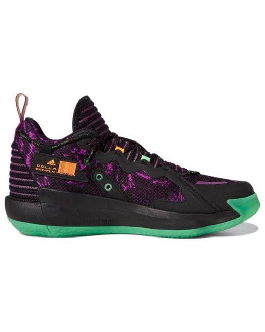 Adidas Black Dame 7 Extply 'Halloween' for men
