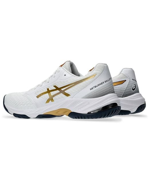 Asics White (Wmns) Netburner Ballistic Ff 3 Pure'