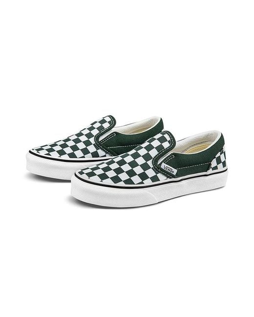 Vans Green Classic Slip-On Sneakers K for men