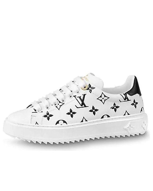 Louis Vuitton White Lv Time Out Sneakers
