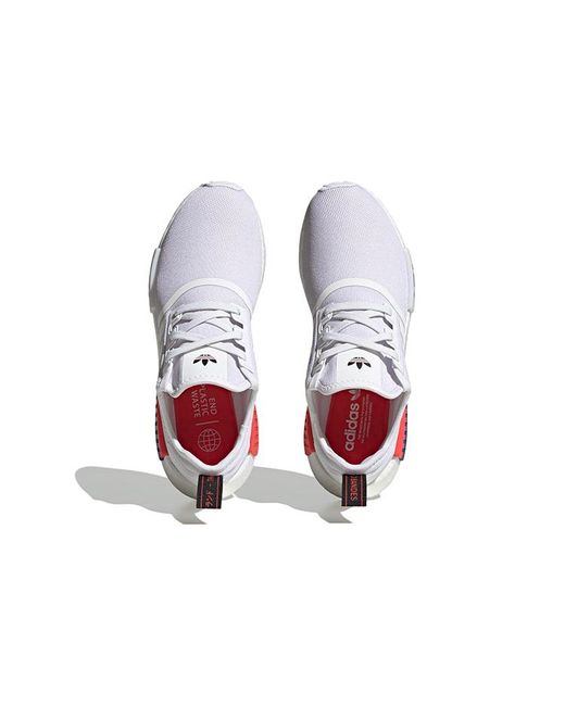 Adidas White Originals Nmd_R1 Shoes 'Cloud Bright' for men