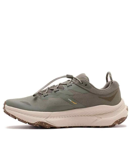 Hoka One One Brown Transport Gore-Tex 'Slate Oat Milk' for men