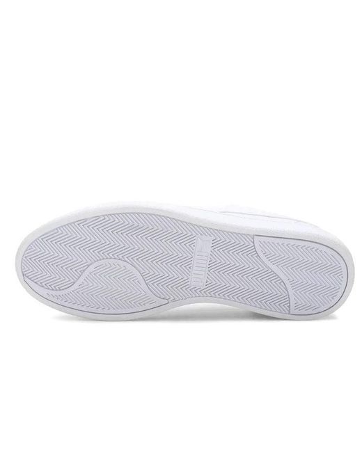 PUMA White Shuffle Sneakers for men