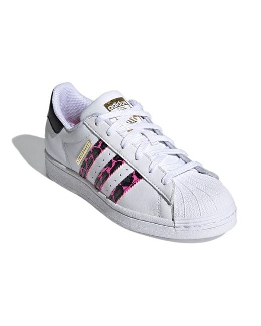 Adidas White (Wmns) Superstar Metallic'