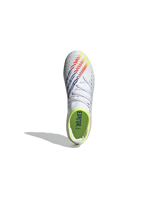 Adidas White Predator Edge.3 Fg for men