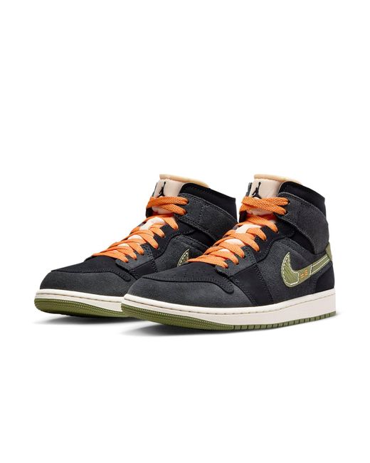 Nike Black 1 Mid Se Craft 'Anthracite Light' for men