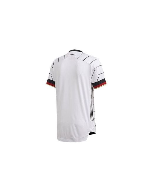Adidas White Germany Home Authentic Jersey for men