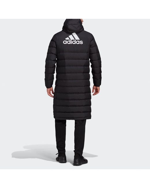 Adidas Black Tiro21L Down Football Hood Warm Down Jacket for men