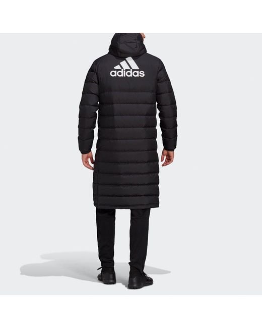 Adidas Black Tiro21L Down Football Hood Warm Down Jacket for men