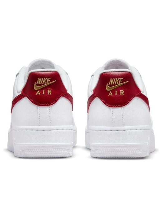 Nike White (Wmns) Air Force 1 Essential Low Gym'