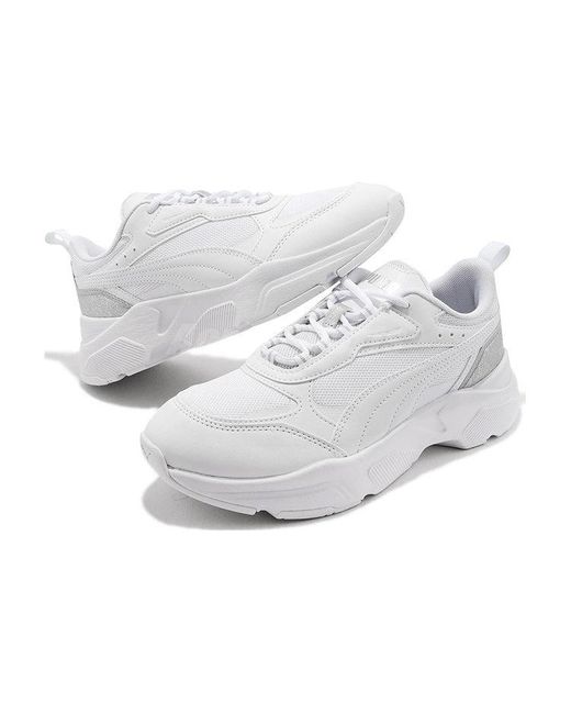 PUMA White (Wmns) Cassia 'Distressed