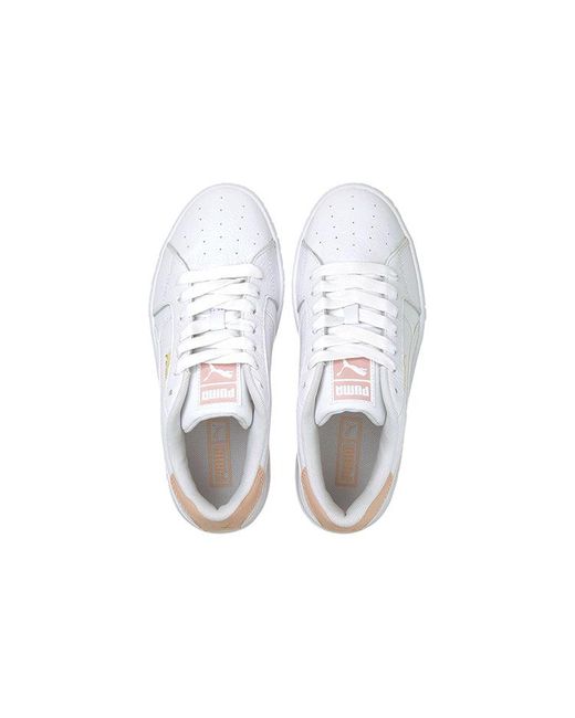 PUMA White (Wmns) Cali Star Peachskin'