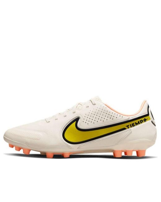 Nike Tiempo Legend 9 Pro Ag Pro in Natural for Men | Lyst