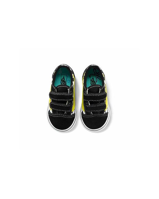 Vans Black (Td) Spongebob Squarepants X Old Skool Velcro 'Off The Wall' for men