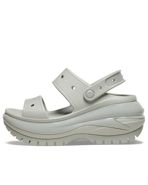 CROCSTM Metallic Mega Crush Sandals 'Elephant'