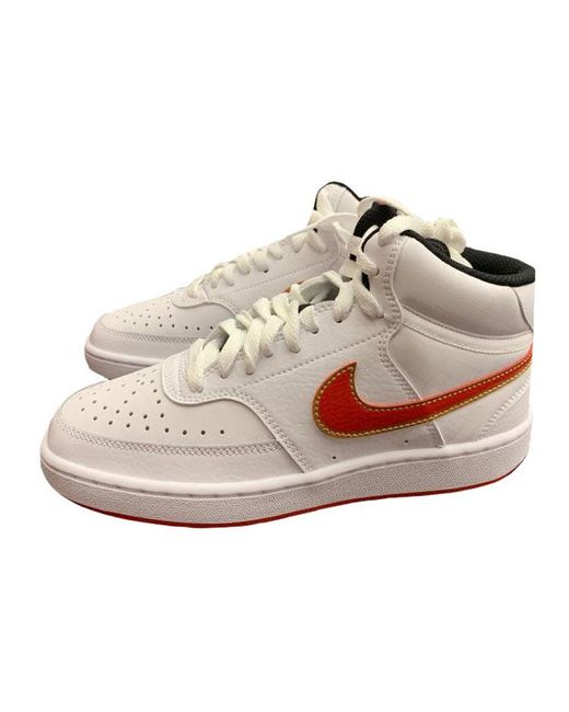 Nike White (Wmns) Court Vision Mid