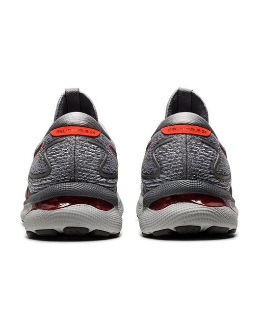 Asics Blue Gel-Nimbus 24 'Sheet Rock Cherry Tomato' for men