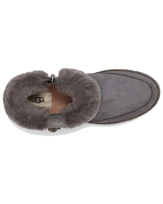 Ugg Gray (Wmns) Elowen Fleece Lined Snow Boots