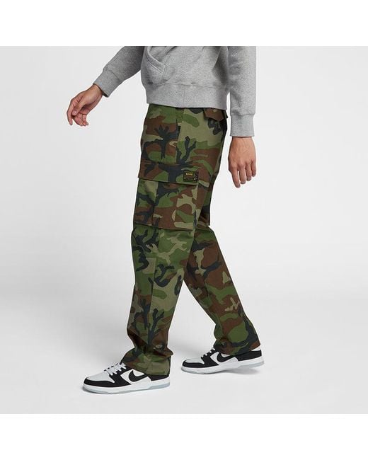 Nike Green Sb Skateboard Flex Camo Skate Pants