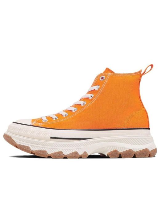 Converse All Star 100 Trekwave Hi 'orange' in Natural for Men | Lyst