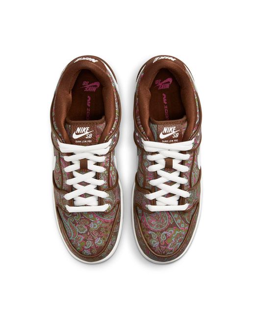 Nike Brown Dunk Low Pro Premium Sb 'Paisley' for men