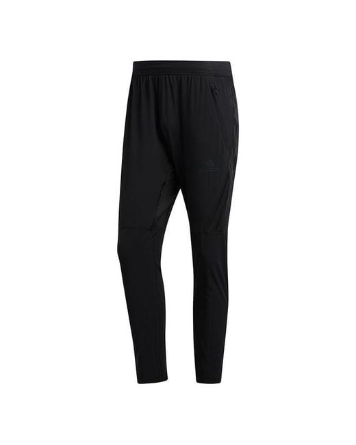 Adidas Black Logo Printing Cone Training Pants for men