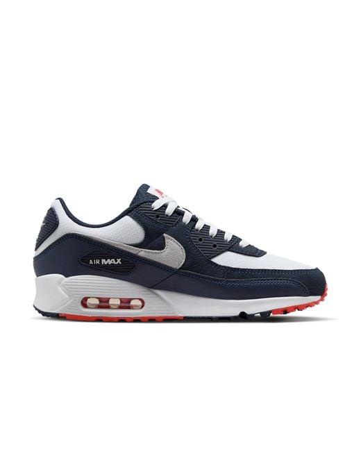 Nike Blue Air Max 90 Crimson' for men