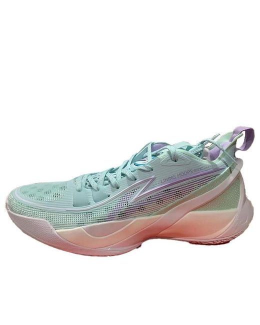 Li-ning Blue Sonic 10 V2 Low 'Mint' for men