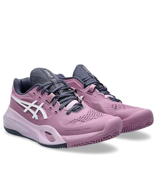 Asics Purple Gel-Resolution X Clay