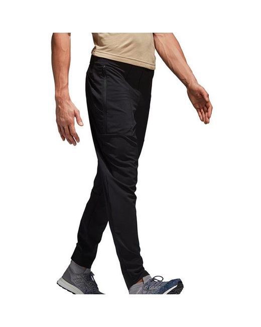 Adidas Black M Id Lw Striker Sports Stylish Woven Long Pants for men