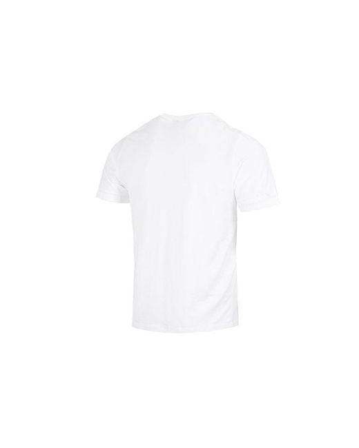 Adidas White Essentials Single Jersey Embroidered Tee for men