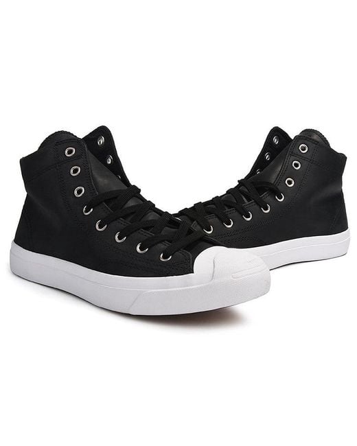 Converse Black Jack Purcell Hi Leather for men