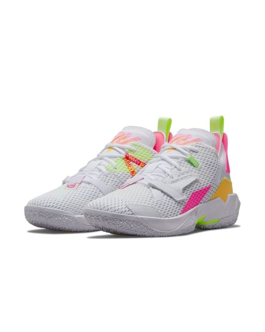Nike White Why Not Zer0.4 Citron Pulse Hyper' for men